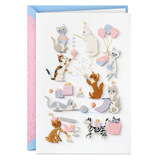 Hallmark Signature Punny Cat Wishes Funny Birthday Card | 5" x 7.25" | Michaels®